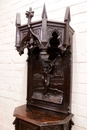 Gothic style Cabinet in Oak, France 19th century