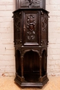 Gothic style Cabinet in Oak, France 19th century