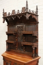 Gothic style Cabinet in Oak, France 19th century