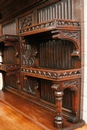 Gothic style Cabinet in Oak, France 19th century