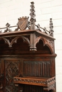 Gothic style Cabinet in Oak, France 19th century