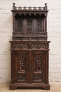 Gothic style Cabinet in Oak, France 19th century