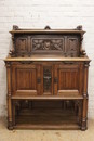 Gothic style Cabinet in Oak, France 19th century