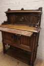 Gothic style Cabinet in Oak, France 19th century