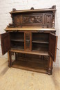 Gothic style Cabinet in Oak, France 19th century