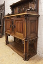 Gothic style Cabinet in Oak, France 19th century