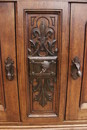 Gothic style Cabinet in Oak, France 19th century