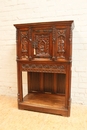 Gothic style credenza in Oak, France 19th century