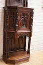 Gothic style Credenza in Oak, France 19th century