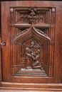 Gothic style Credenza in Oak, France 19th century