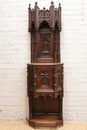 Gothic style Credenza in Oak, France 19th century