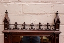 Gothic style Mirror in Oak, France 19th century