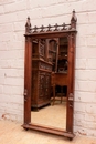 Gothic style Mirror in Oak, France 19th century