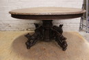 Hunt style Table in Oak, France 19th century