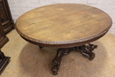 Hunt style Table in Oak, France 19th century