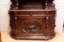 Hunt style Cabinet in Oak, France 19th century