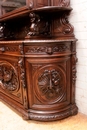 Hunt style Cabinet in Oak, France 19th century