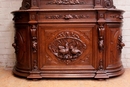 Hunt style Cabinet in Oak, France 19th century