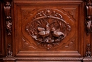 Hunt style Cabinet in Oak, France 19th century