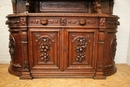 Hunt style Cabinet in Oak, France 19th century