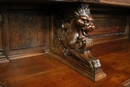 Hunt style Cabinet in Oak, France 19th century