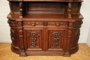Hunt style Cabinet in Oak, France 19th century