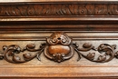 Hunt style Bookcase in Oak, France 19th century