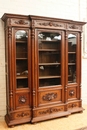 Hunt style Bookcase in Oak, France 19th century