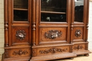 Hunt style Bookcase in Oak, France 19th century