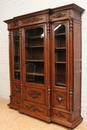 Hunt style Bookcase in Oak, France 19th century