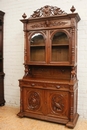 Hunt style Cabinet in Oak, France 19th century