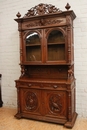 Hunt style Cabinet in Oak, France 19th century