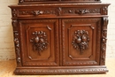 Hunt style Cabinet in Oak, France 19th century