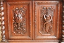 Hunt style Cabinet in Oak, France 19th century