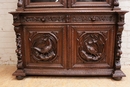 Hunt style Cabinet in Oak, France 19th century