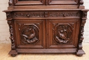 Hunt style Cabinet in Oak, France 19th century