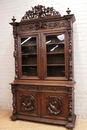 Hunt style Cabinet in Oak, France 19th century