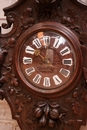 Hunt style Clock in Oak, France 19th century