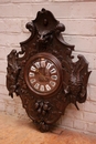 Hunt style Clock in Oak, France 19th century