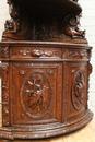 Hunt style Cabinet in Oak, France 19th century