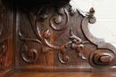 Hunt style Cabinet in Oak, France 19th century