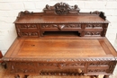 Hunt style Desk in Oak, France 19th century