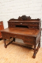 Hunt style Desk in Oak, France 19th century