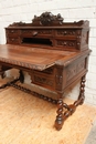 Hunt style Desk in Oak, France 19th century
