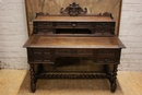 Hunt style Desk in Oak, France 19th century
