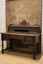 Hunt style Desk in Oak, France 19th century