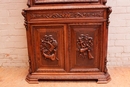 Hunt style Cabinet in Oak, France 19th century