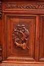 Hunt style Cabinet in Oak, France 19th century