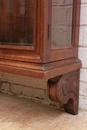 Hunt style Gun cabinet in Oak, France 19th century