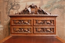 Hunt style Desk in Oak, France 19th century